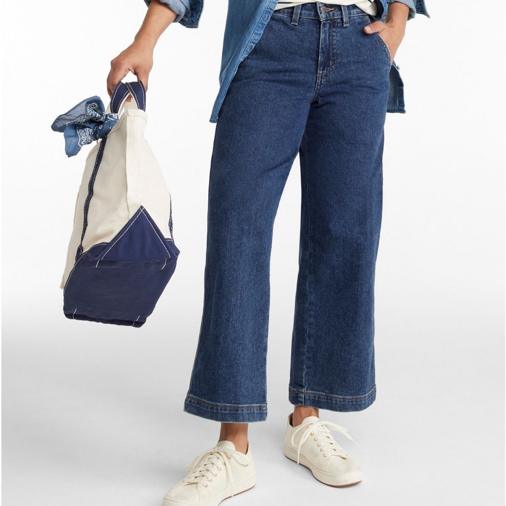 Women's 207 Vintage Jeans, High-Rise Wide-Leg Size 18 PETITE